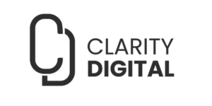 Logo for Clarity Digital, an SEO agency.